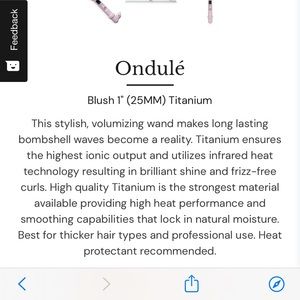 L’ ange Titanium Curling Wand